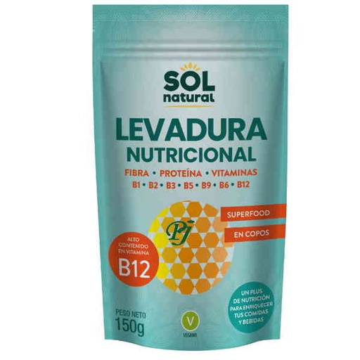 [205547] Levadura Nutricional  + Vitamina B-12 150Gr - Solnatural