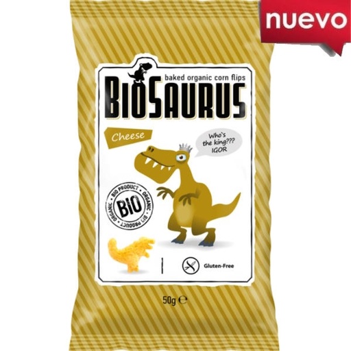[205650] Snack Biosaurus Queso Bio 50Gr - Solnatural