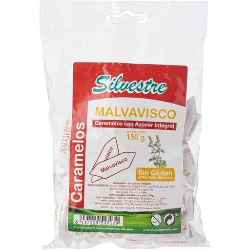 [20604] Caramelos Integrales Malvavisco 150 Gr. - Silvestre