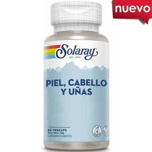 [0504689] Cabello Uña Y Piel 60 Cápsulas - Solaray