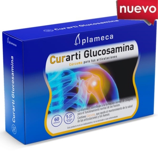[0504694] Curarti Glucosamina 60 Capsulas - Plameca