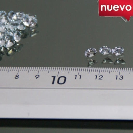 [100490] Gemas Ovaladas Facetadas Aguamarina Extra - Promineral