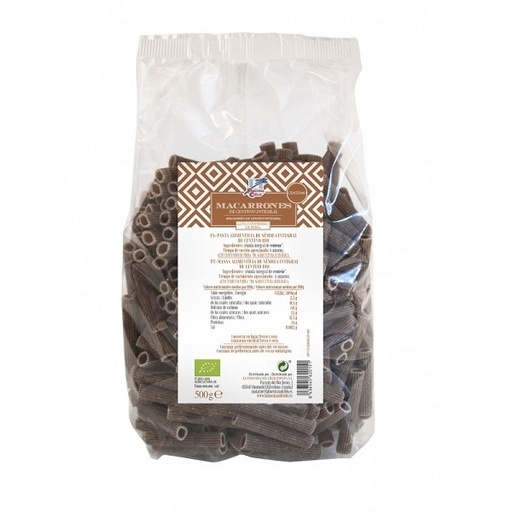[045595] Macarrones Integrales De Centeno Bio 500 Gr