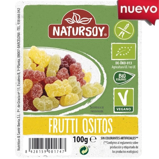 [205672] Frutti Ositos De Goma 100 Gr. - Natursoy