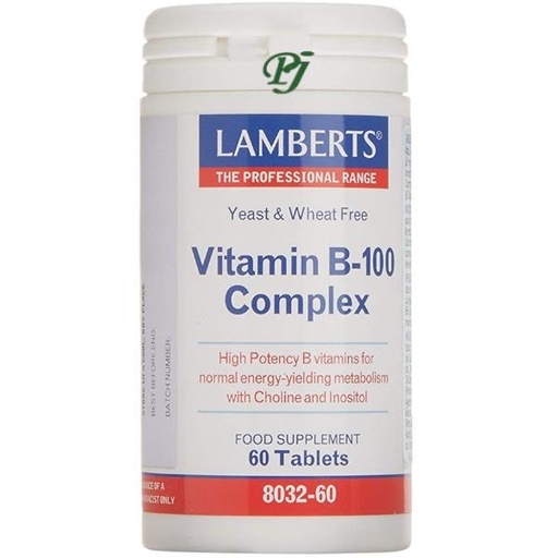 [055788] Vitamina B-100 Complex 60 Tabletas - Lamberts