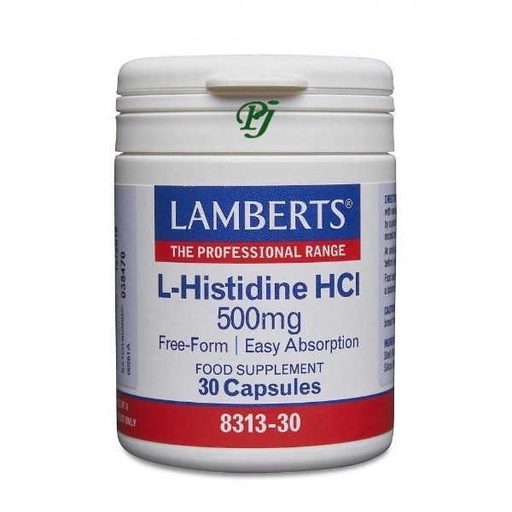 [056181] L-Histidina Hci 500Mg 30 Capulas 8313 - Lamberts