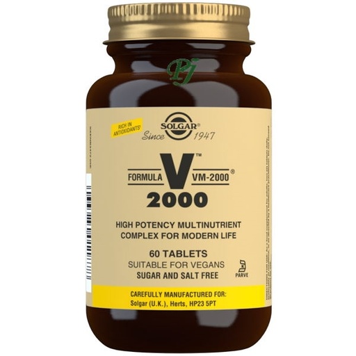 [05619] V-2000 60 Comprimidos - Solgar