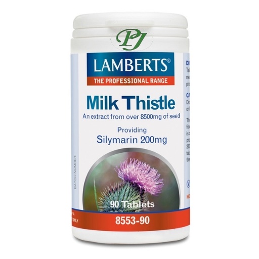 [056308] Cardo Mariano 90 Tabletas Milk Thistle 8553 - Lamberts
