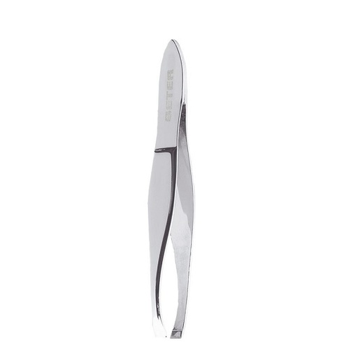 [183990] Pinza Depilar Cromada Punta Recta Beter