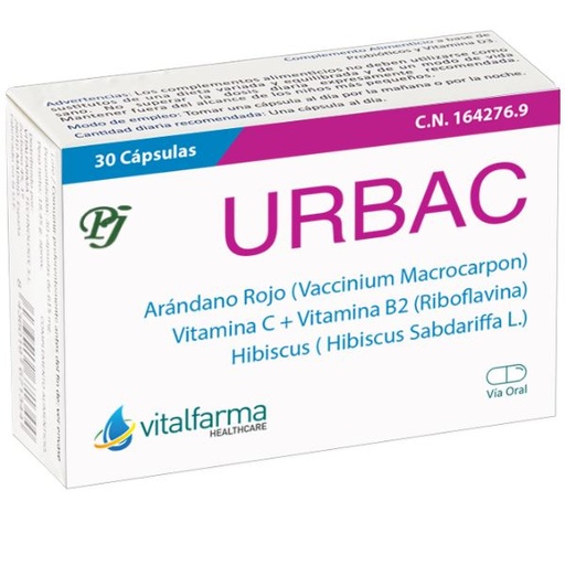[056538] Urbac 30 Capsulas - Vitalfarma