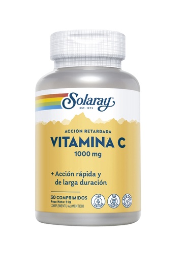 [056546] Vitamina C 1000 Mg. 100 Comprimidos - Solaray