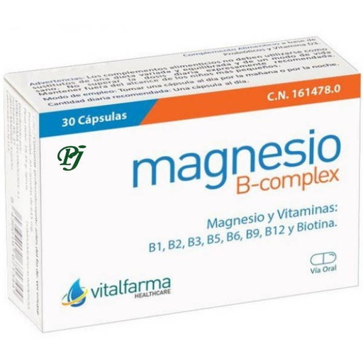 [056549] Magnesio B-Complex 30 Capsulas - Vitalfarma