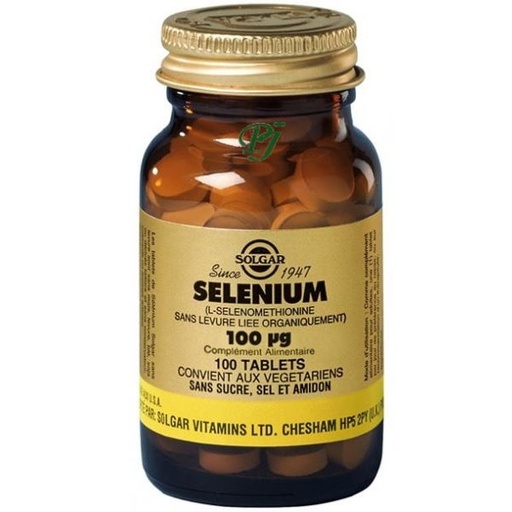 [056711] Selenio 100Mcg 100 Comprimidos - Solgar