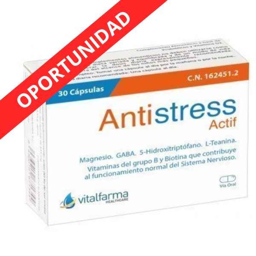 [056818] Antistress Actif 30 Comprimidos - Vitalfarma