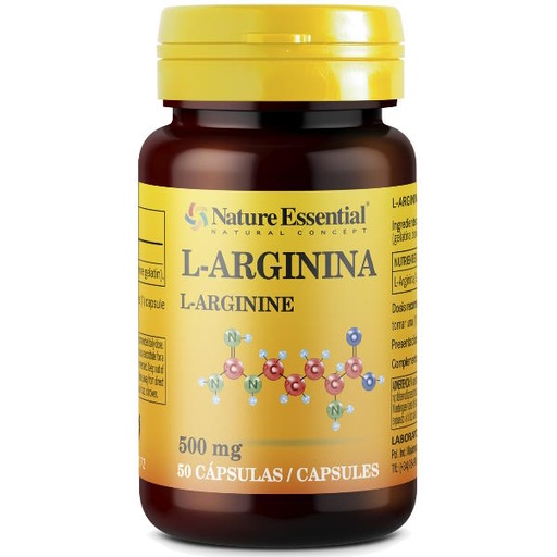[056842] L-Arginina 50 Capsulas 500Mg - Nature Essential