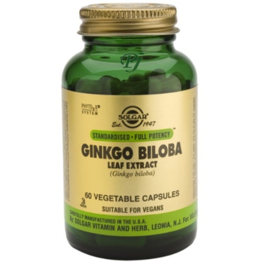 [057018] Ginkgo Estandarizado 60 Capsulas - Solgar