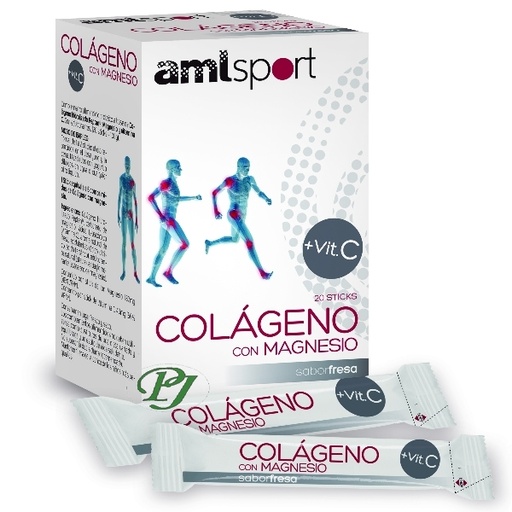 [057802] Amisport Colageno Con Magnesio Y Vitamina C 20 Sticks - Ana Maria Lajusticia