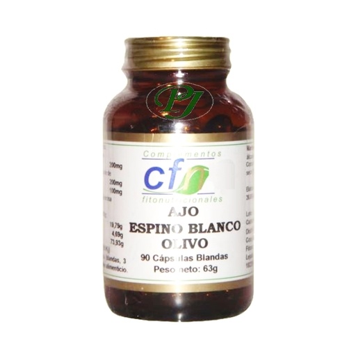 [057830] Ajo + Espino Blanco + Olivo 90 Cápsulas - Cfn