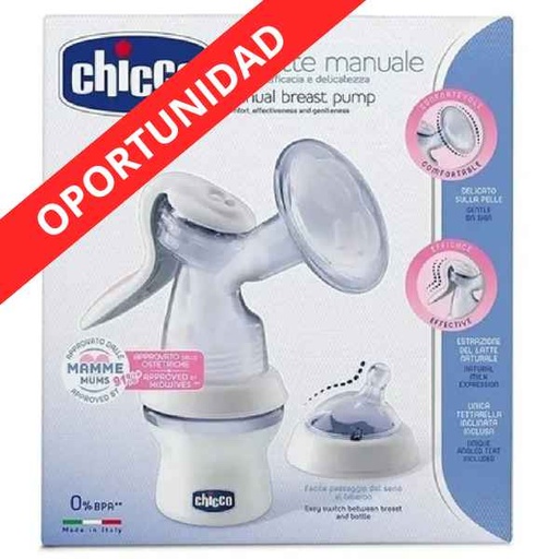 [13357] Chicco Sacaleche Regulable Una Mano.