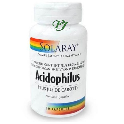 [058140] Acidophilus Plus 30 Cápsulas - Solaray