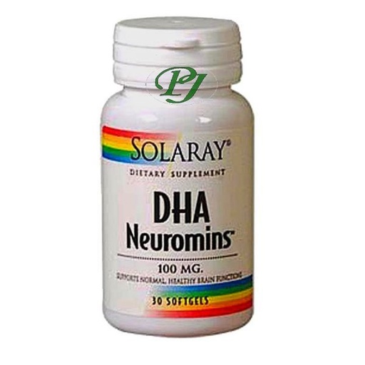 [058386] Dha Neuromins 100 Mg. 30 Cápsulas - Solaray