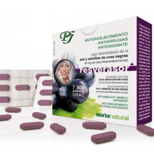 [058592] Resverasor Plus 28 Comprimidos 800Mg - Soria Natural