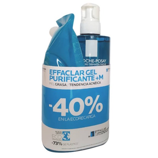 [1301289] Effaclar Gel Purificante + Recarga 40% Descuento - La Roche