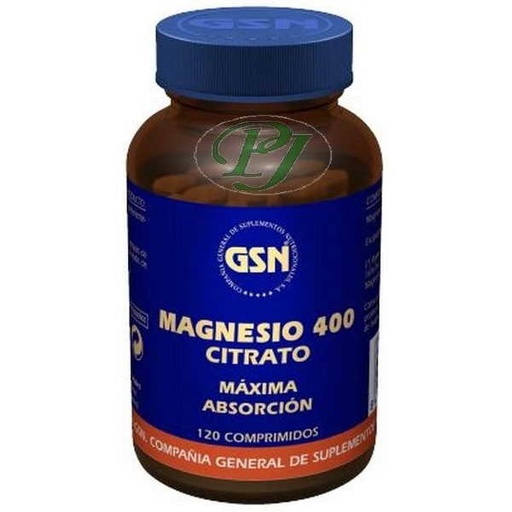 [059309] Magnesio 400 Citrato 120 Comprimidos - Gsn