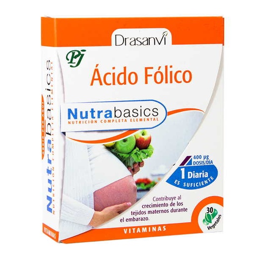 [059397] Acido Folico 30 Capsulas Vegetales - Drasanvi