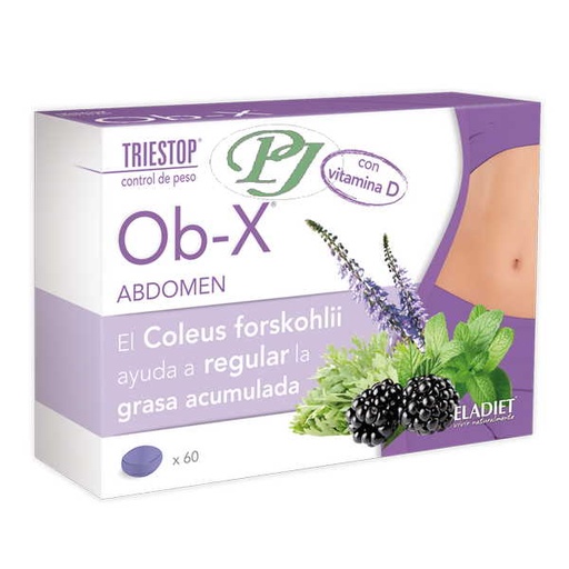[059516] Triestop Abdomen Ob-X 60 Capsulas - Eladiet