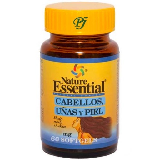 [059532] Cabello Uña Piel 60 Perlas 570Mg - Nature Essential