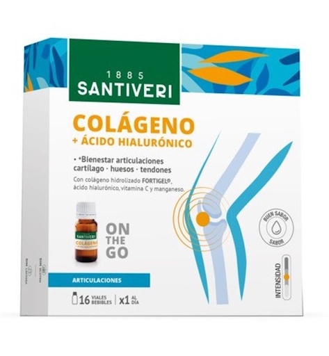 [059564] Colageno + Acido Hialurónico 16 Viales - Santiveri