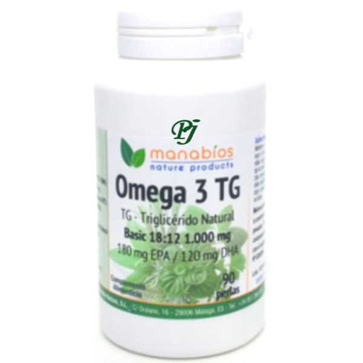 [059747] Omega 3 90 Perlas 1000Mg - Manabios
