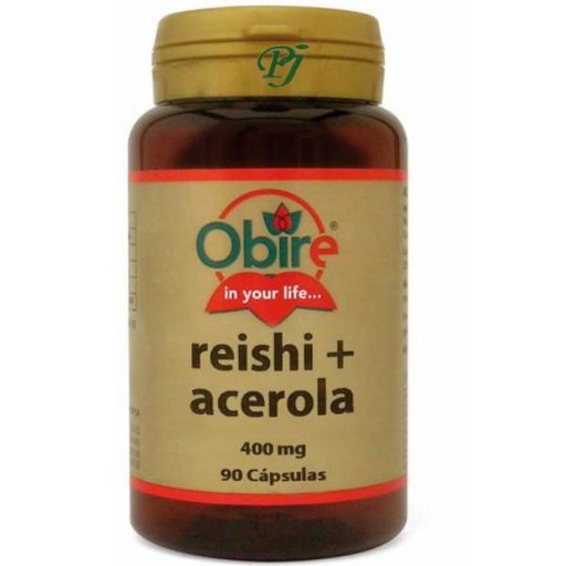 [059894] Reishi + Acerola 90 Capsulas 400Mg - Obire