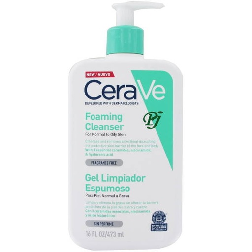 [1300347] Gel Limpiador Espumoso 473Ml - Cerave