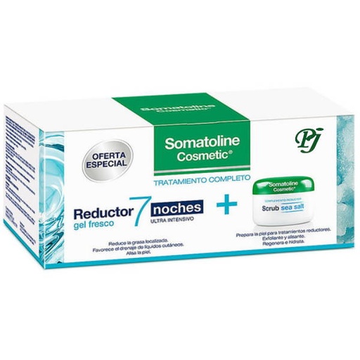 [1300445] Tratamiento Completo Reductor Gel Fresco 400Ml + Reductor Scrub Sea Salt 350Gr - Somatoline