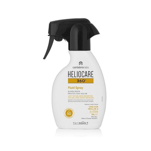 [1300560] Heliocare 50 360 Fluid Spray 250Ml - Cantabria Labs