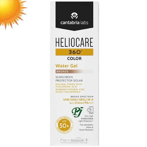 [1300705] Heliocare 50+ 360º Water Gel Bronze 50Ml - Cantabria Labs