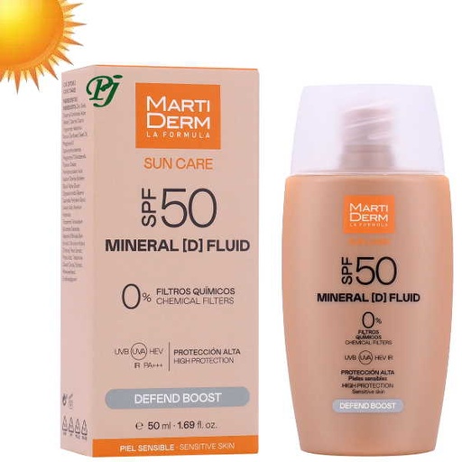 [1300766] Solar 50 Mineral Fluid Defend Boost 50Ml - Martiderm