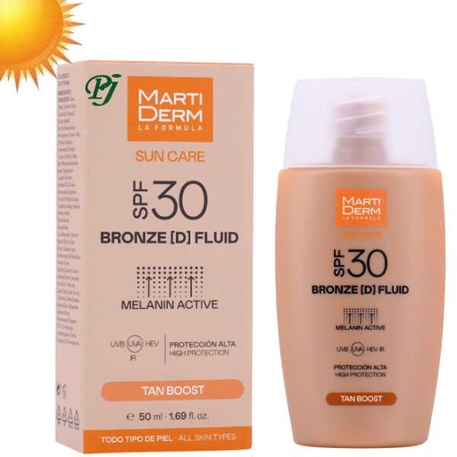 [1300769] Solar 30 Bronze Fluid Tan Boost 50Ml - Martiderm